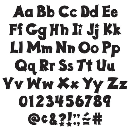 Black Friendly Uppercase/Lowercase Combo Pack (English/Spanish) Ready Letters®