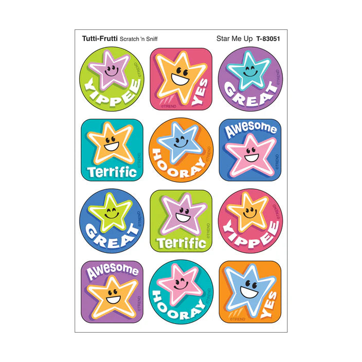 Star Me Up, Tutti-Frutti scent Scratch 'n Sniff Stinky Stickers®
