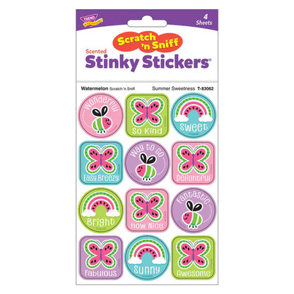 Summer Sweetness, Watermelon scent Scratch 'n Sniff Stinky Stickers®