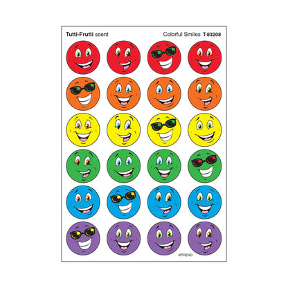 Colorful Smiles, Tutti-Frutti scent Scratch 'n Sniff Stinky Stickers®