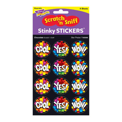 Star Praise, Chocolate scent Scratch 'n Sniff Stinky Stickers®