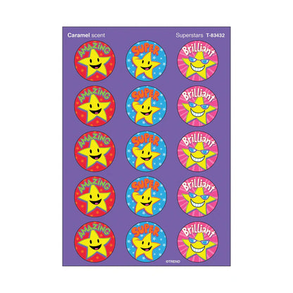 Superstars, Caramel scent Scratch 'n Sniff Stinky Stickers®