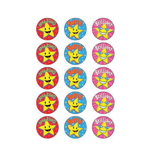 Superstars, Caramel scent Scratch 'n Sniff Stinky Stickers®