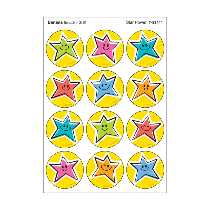 Star Power, Banana scent Scratch 'n Sniff Stinky Stickers®