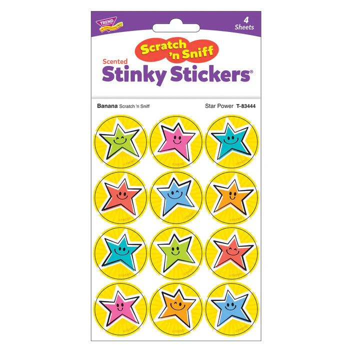 Star Power, Banana scent Scratch 'n Sniff Stinky Stickers®