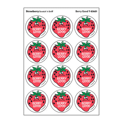 Berry Good, Strawberry scent Retro Scratch 'n Sniff Stinky Stickers®