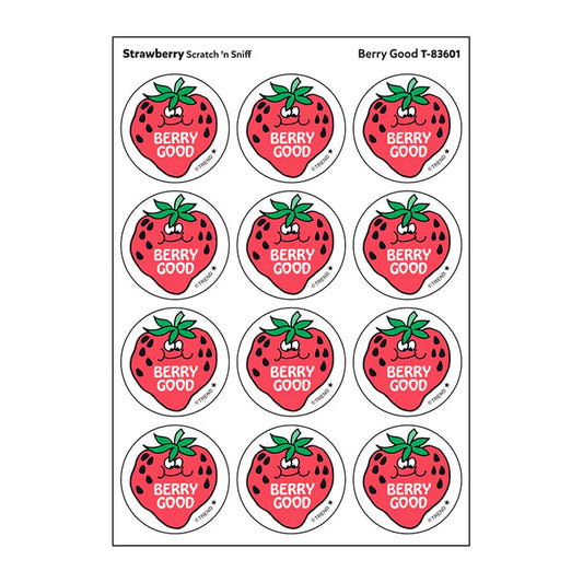 Berry Good, Strawberry scent Retro Scratch 'n Sniff Stinky Stickers®