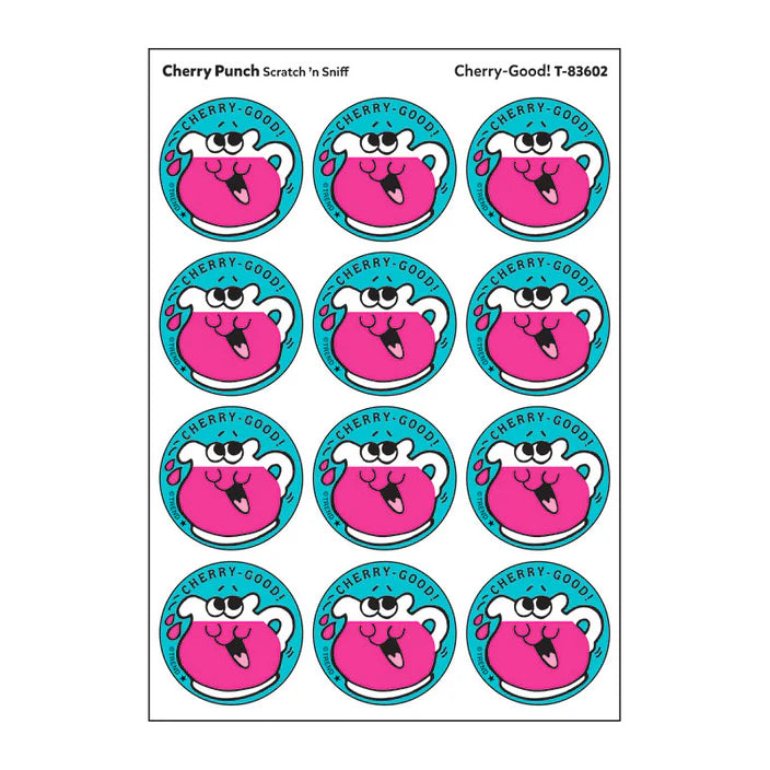 Cherry-Good!, Cherry Punch scent Retro Scratch 'n Sniff Stinky Stickers®