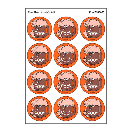 Cool, Root Beer scent Retro Scratch 'n Sniff Stinky Stickers®
