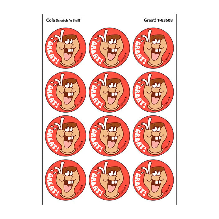 Great!, Cola scent Retro Scratch 'n Sniff Stinky Stickers®