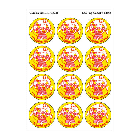 Looking Good!, Gumballs scent Retro Scratch 'n Sniff Stinky Stickers®