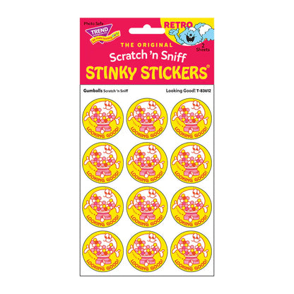 Looking Good!, Gumballs scent Retro Scratch 'n Sniff Stinky Stickers®