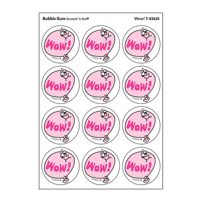 Wow!, Bubble Gum scent Retro Scratch 'n Sniff Stinky Stickers®