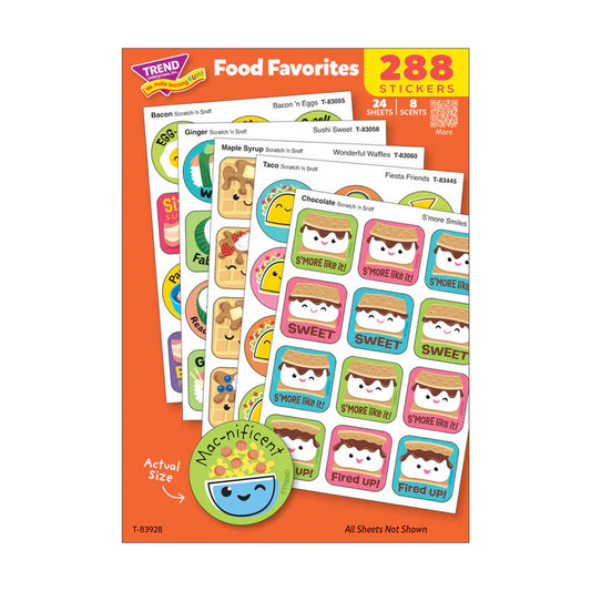 Food Favorites Scratch 'n Sniff Stinky Stickers® Variety Pack