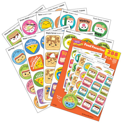 Food Favorites Scratch 'n Sniff Stinky Stickers® Variety Pack