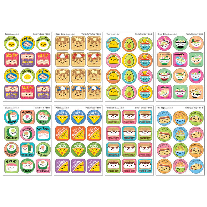 Food Favorites Scratch 'n Sniff Stinky Stickers® Variety Pack