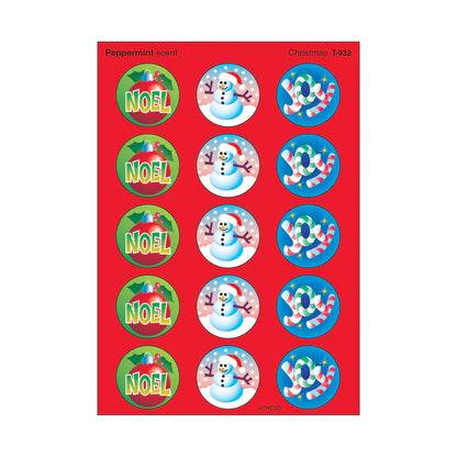 Christmas, Peppermint scent Scratch 'n Sniff Stinky Stickers®