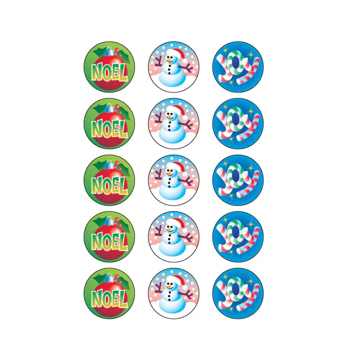 Christmas, Peppermint scent Scratch 'n Sniff Stinky Stickers®