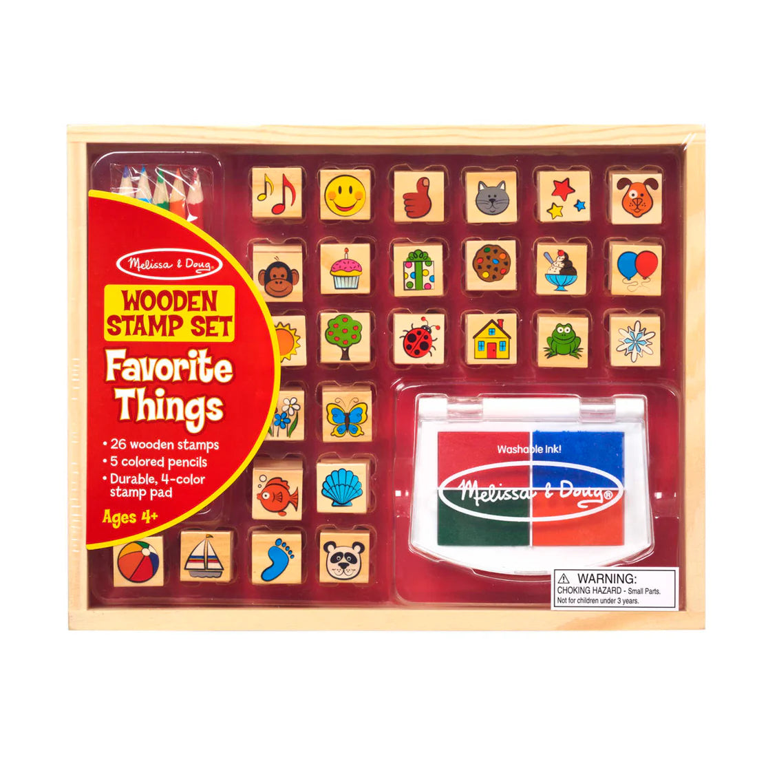 Wooden Favorite Things Stamp Set