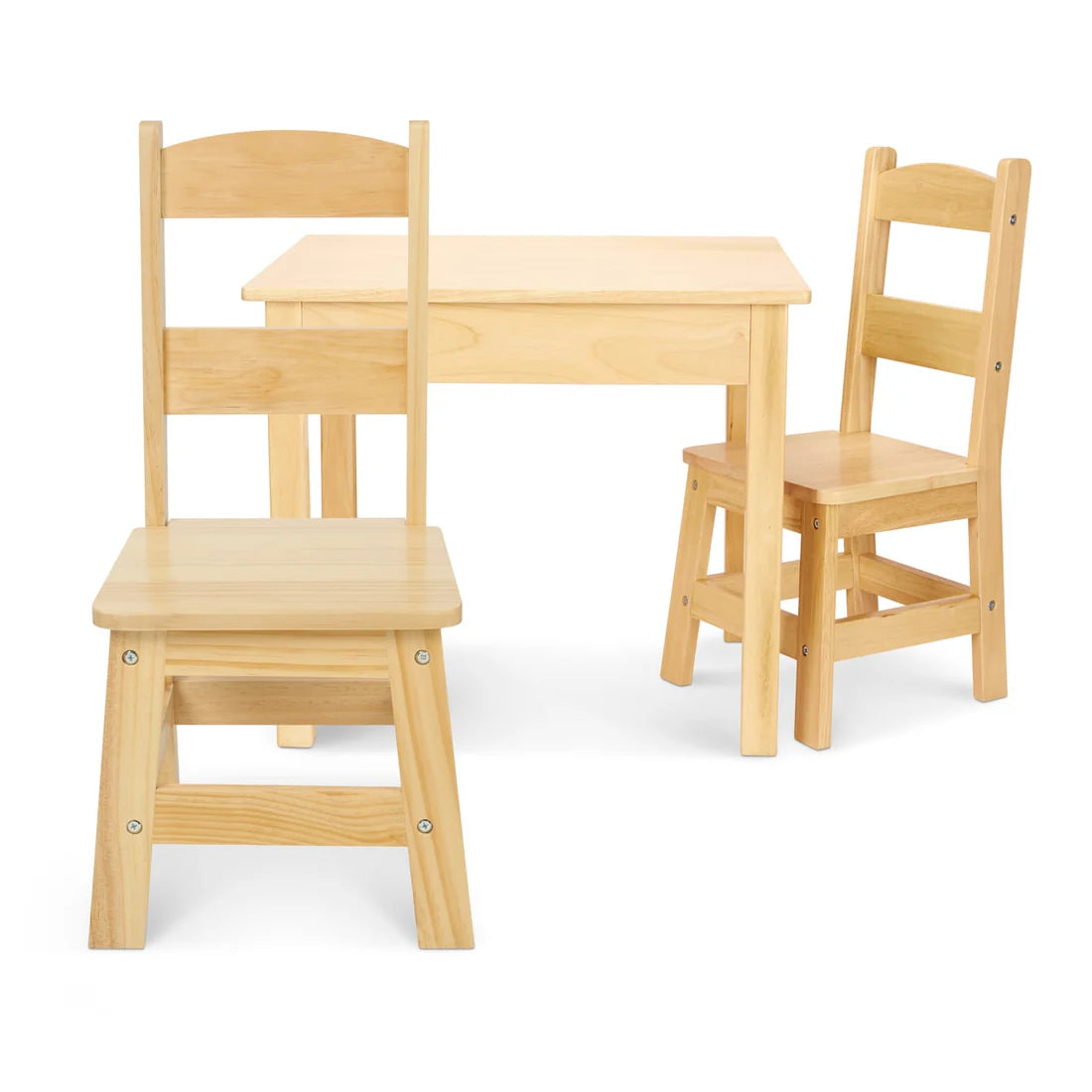 Wooden Table & Chairs - Natural