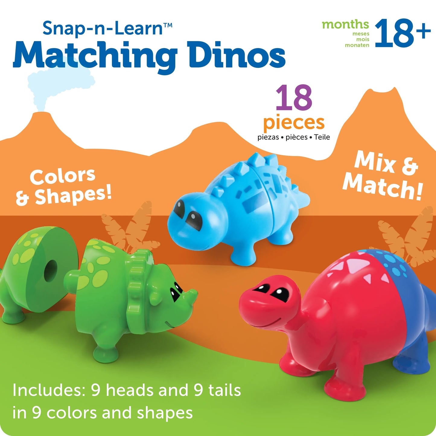 Snap-n-Learn™ Matching Dinos