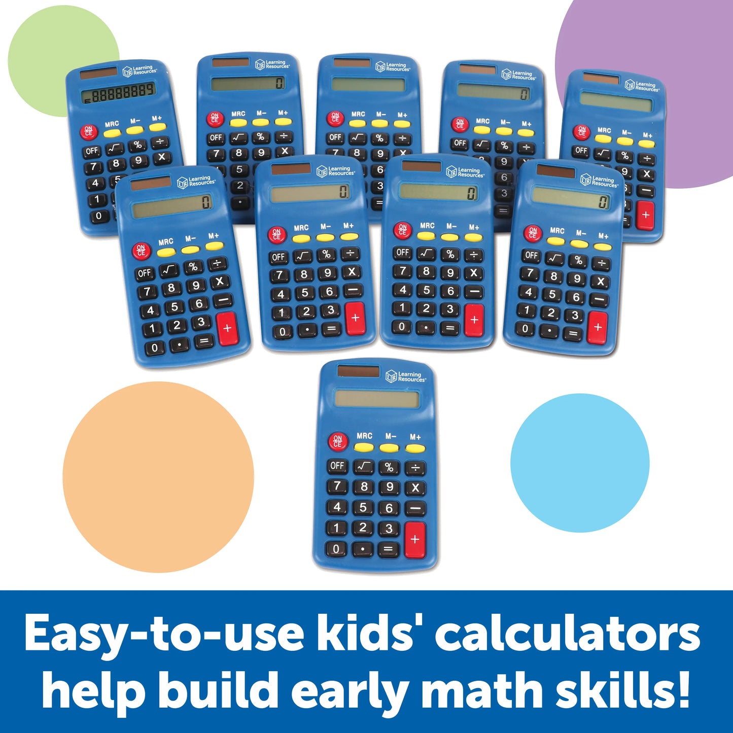 Primary Calculators, Set of 10