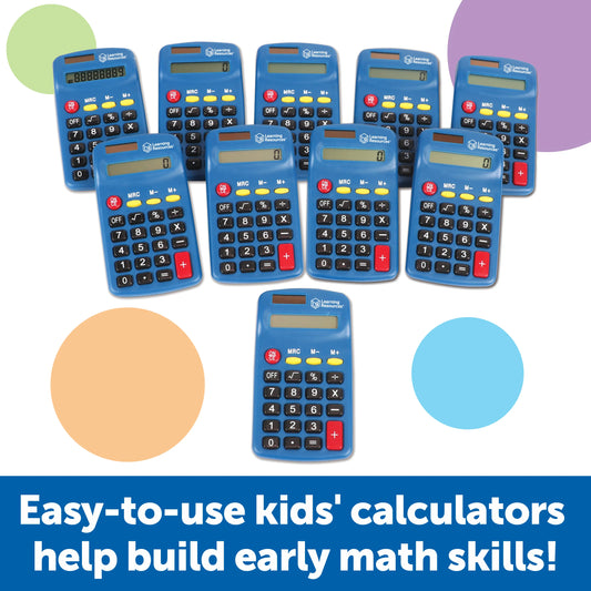Primary Calculators, Set of 10