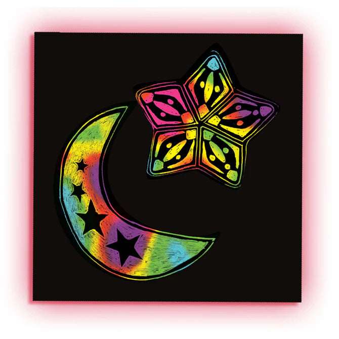 Rainbow Mini Scratch Art Notes - 8ct