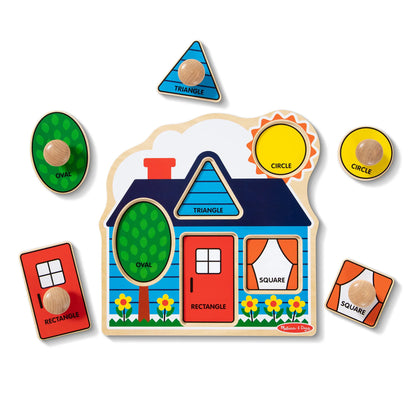 First Shapes Jumbo Peg Puzzle - 5 Pieces
