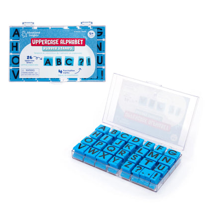 Alphabet Rubber Stamps — Uppercase 5/8"
