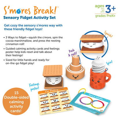 S’mores Break!™ Sensory Fidget Activity Set