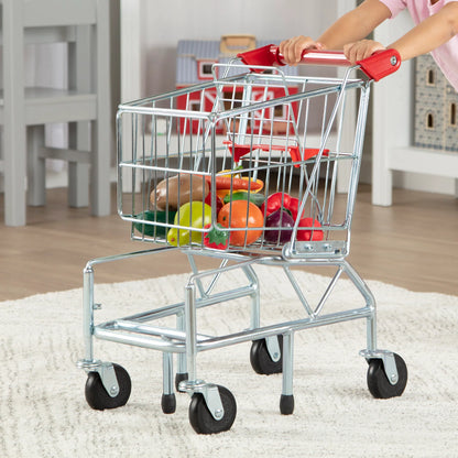Metal Grocery Shopping Cart Toy