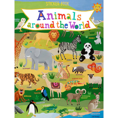 Animals Around the World Kid's Sticker Book
