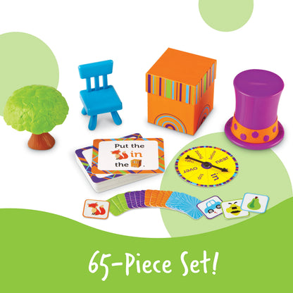 Fox in the Box Positional Words Activity Set
