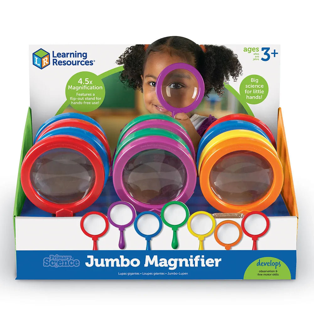 Primary Science® Jumbo Magnifiers - Assorted