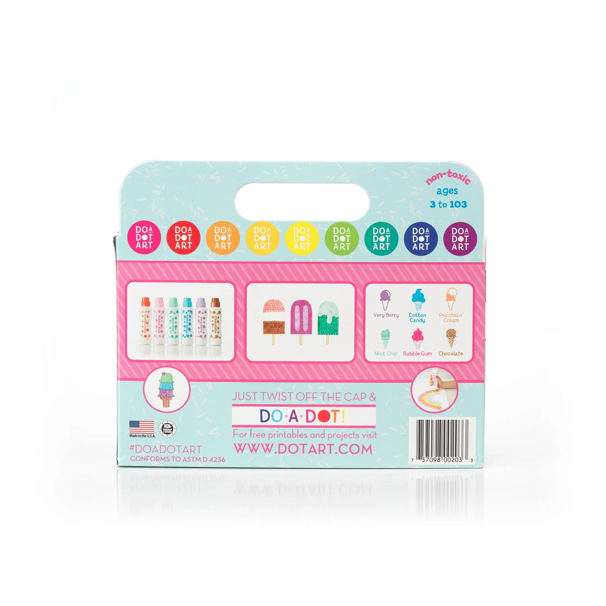 Do-A-Dot Ice Cream Dreams Scented Markers - 6ct