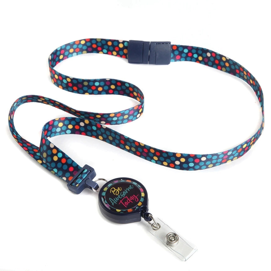 Be Awesome Today Ribbon Lanyard