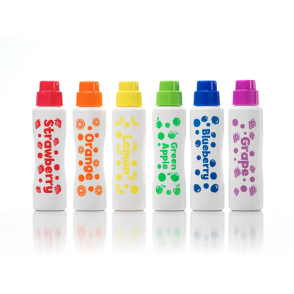 Do-A-Dot Juicy Fruits Scented Markers - 6ct