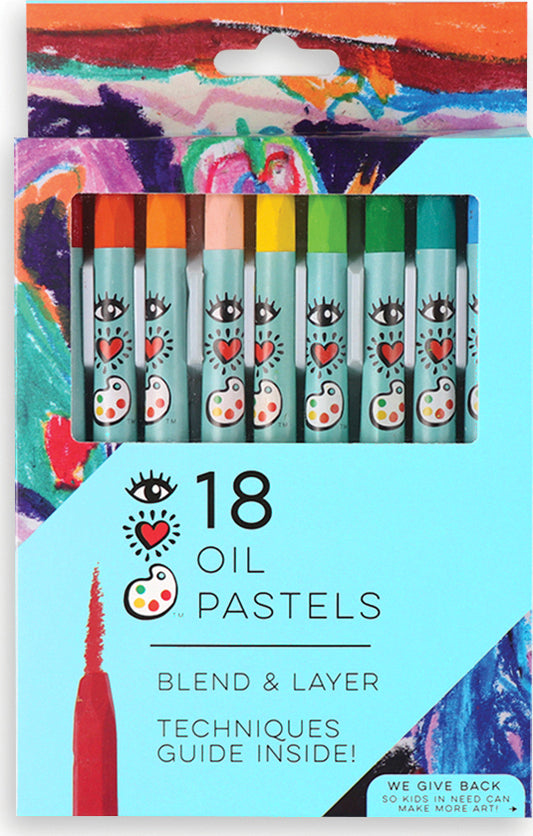 i Heart Art JR Oil Pastes 18 count