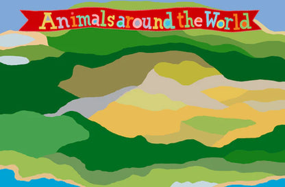 Animals Around the World Kid's Sticker Book