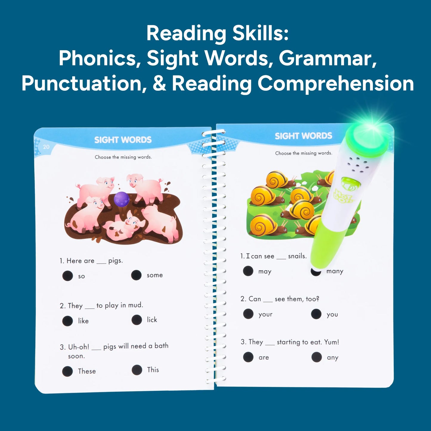 Hot Dots® Jr. Let's Master Grade 1 Reading Set with Hot Dots® Pen