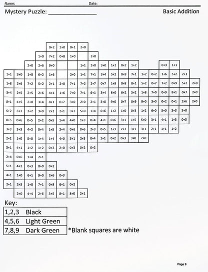 Super Coloring Squared Addition/Subtraction Rev.
