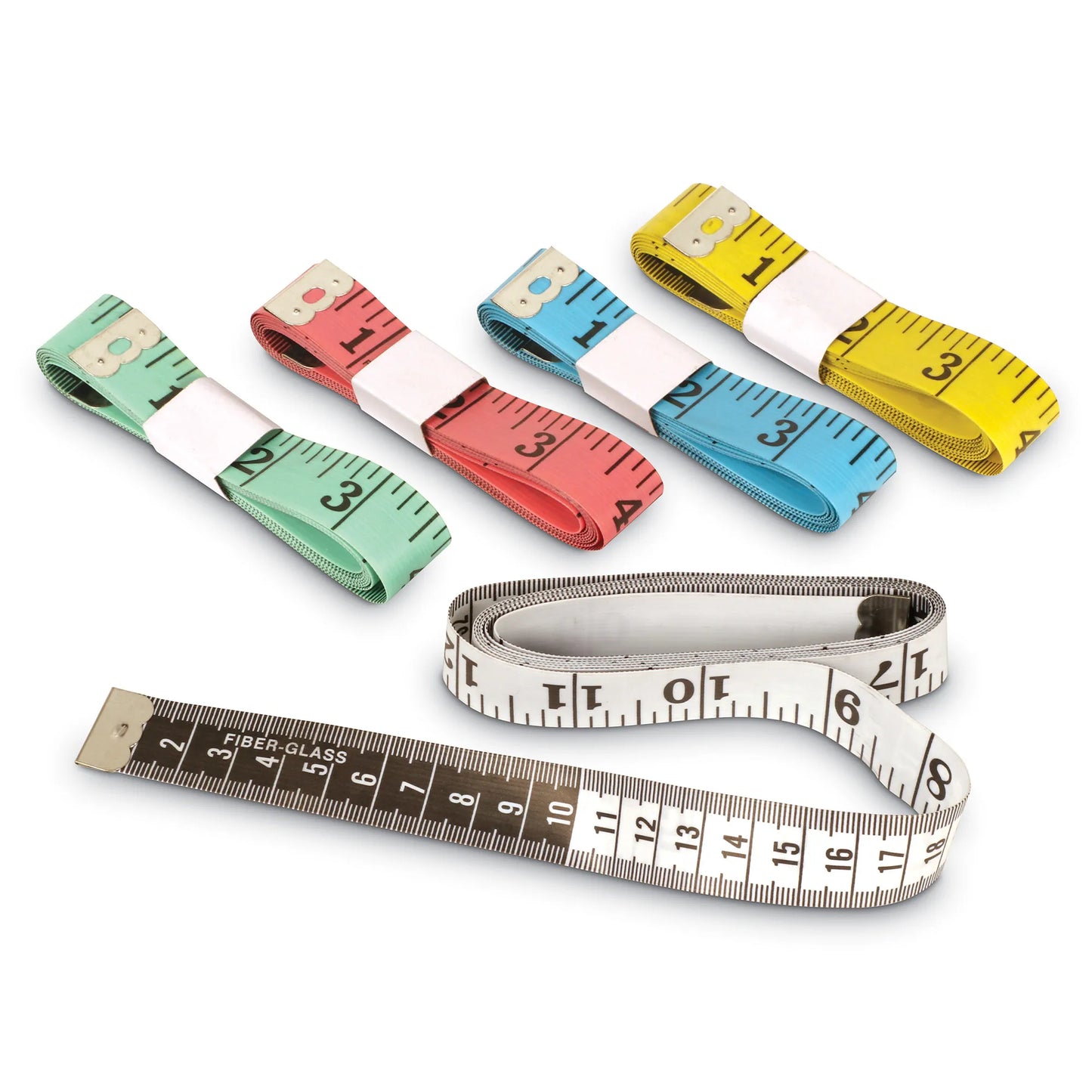 Customary/Metric Tape Measures, Set of 10