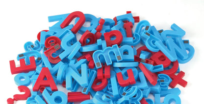 AlphaMagnets® & MathMagnets® Color-Coded, 214 Pieces