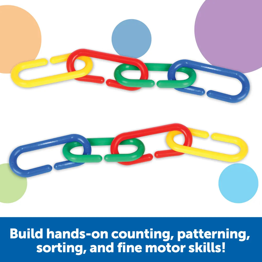 Link 'N' Learn® Links - 4 Colors, Set of 500