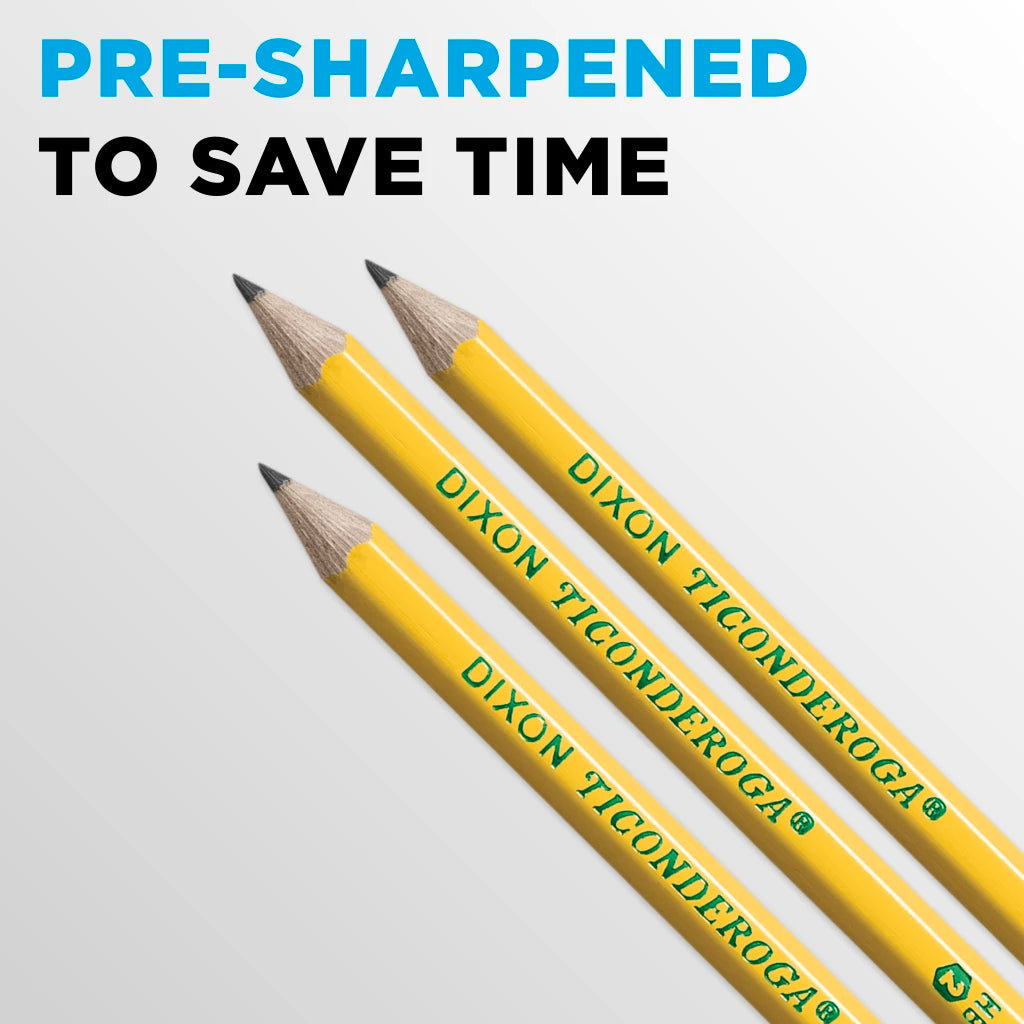 Ticonderoga Pencils #2 4pack Carded