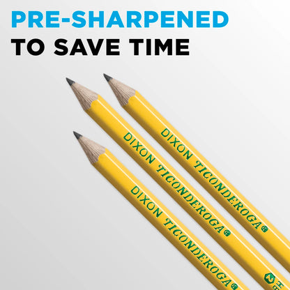 Ticonderoga Pencils #2 4pack Carded