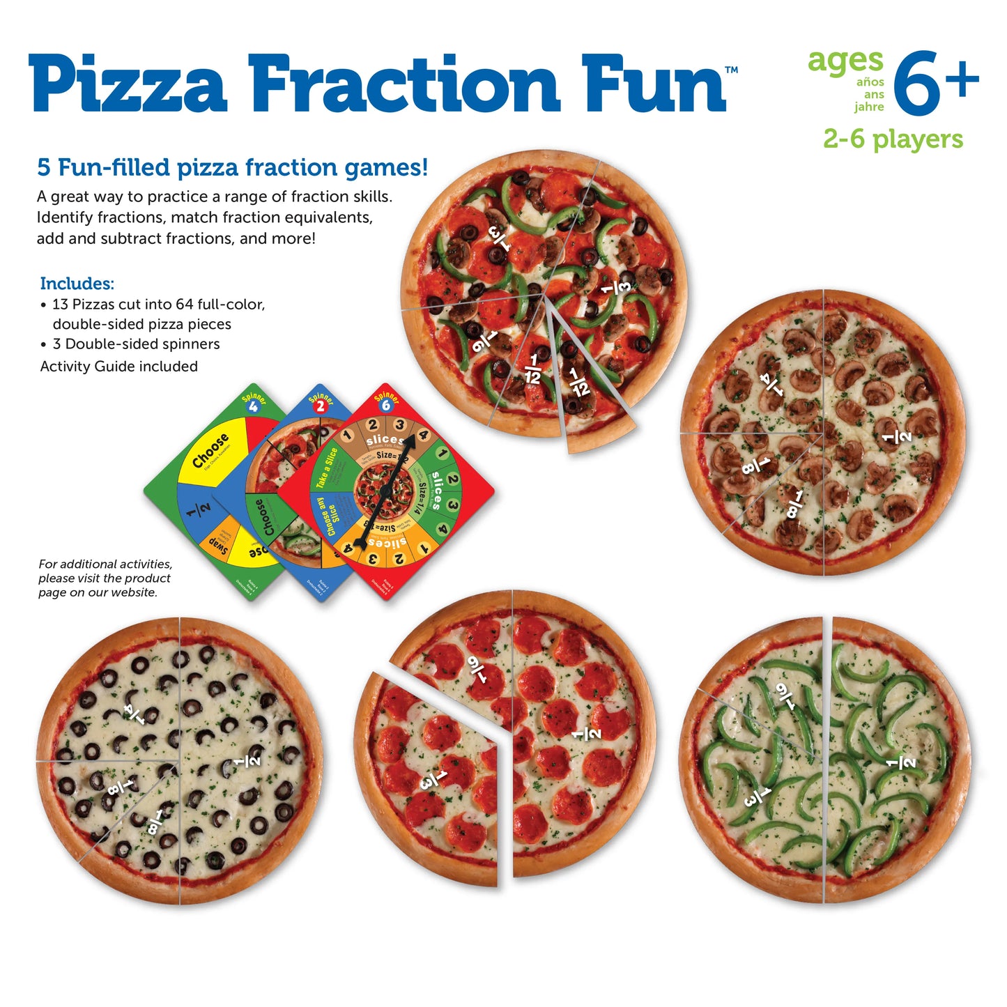 Pizza Fraction Fun!™ Game