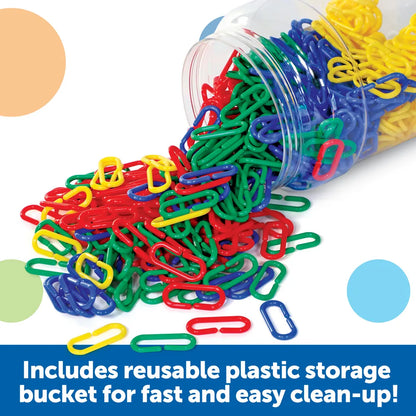 Link 'N' Learn® Links - 4 Colors, Set of 500