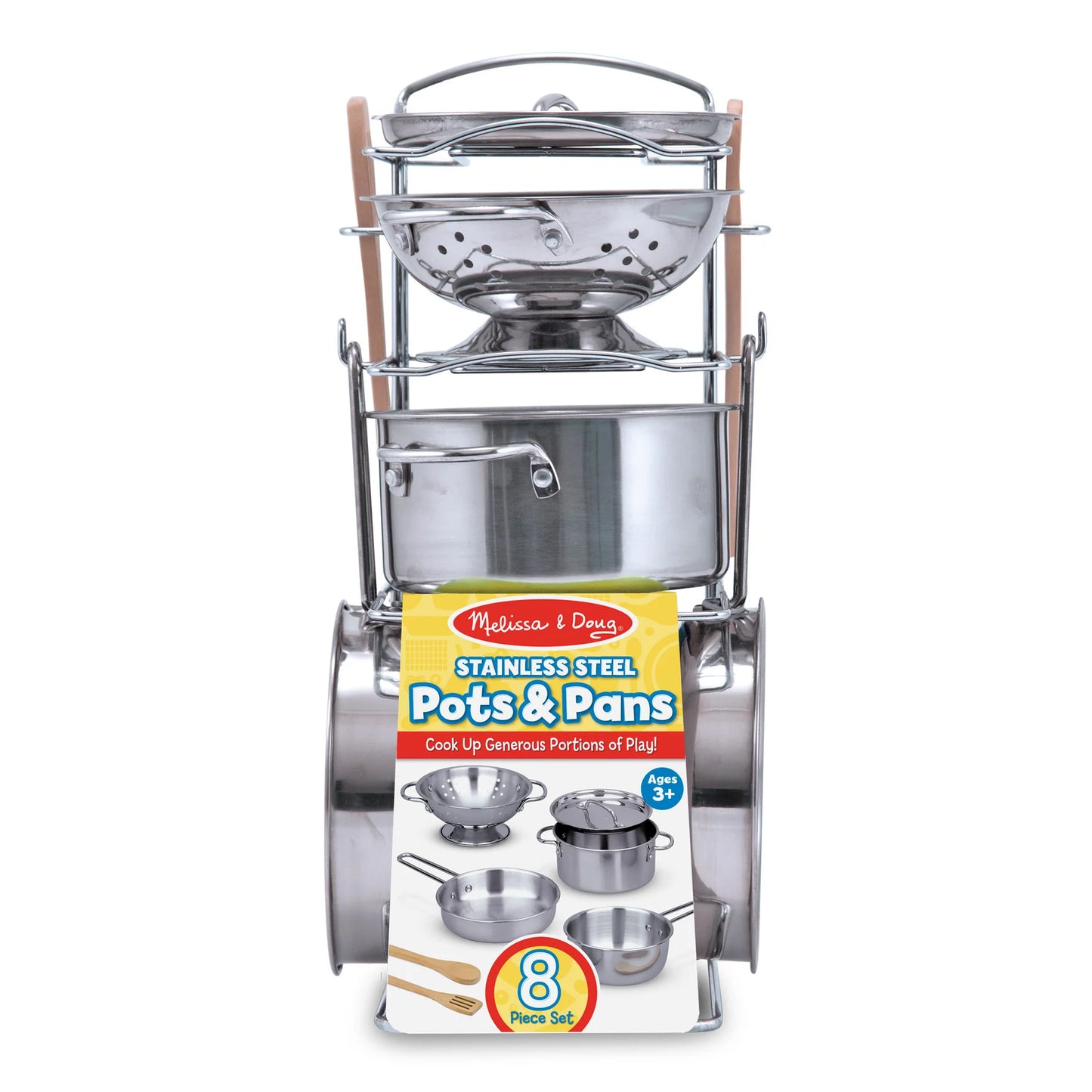 Lets Play House! Stainless Steel Pots & Pans Play Set